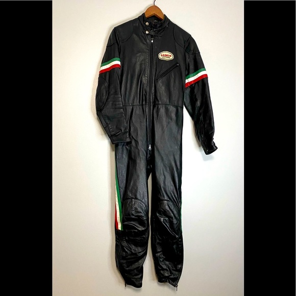 Unisex Motorcycle suit. Rece suit, All leather, lined, padded made in Holland - Picture 1 of 16